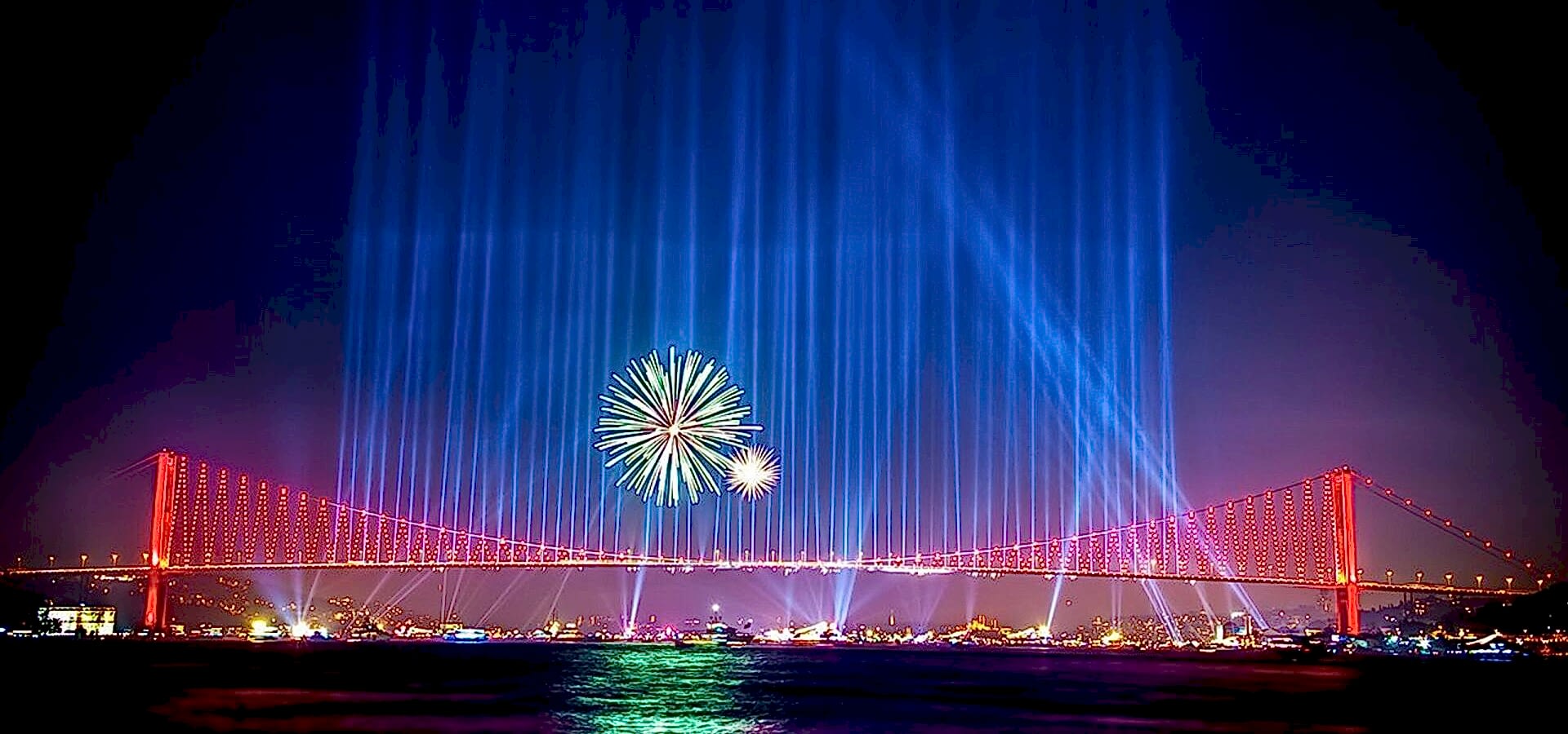 İstanbul Boğazı'nda 29 Ekim Kutlamaları